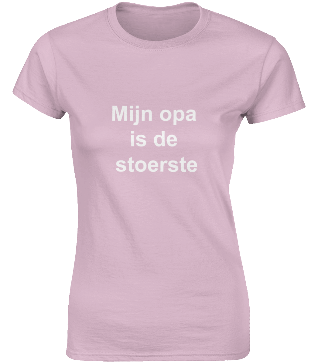 Ladies T-Shirt - Mijn opa is de stoerste - Afbeelding 3